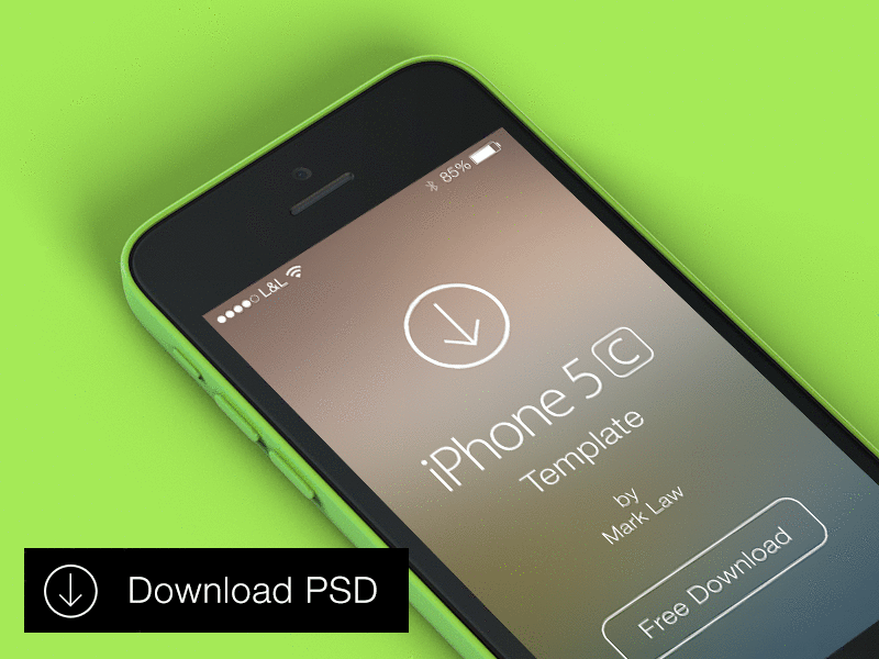 iPhone5c Template