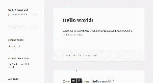 WA Fronted Plugin