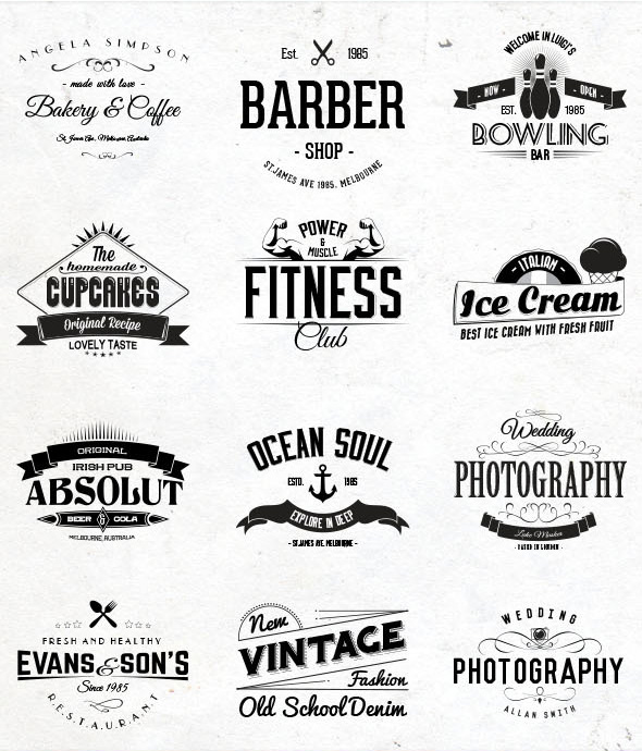 12 Badges and Labels