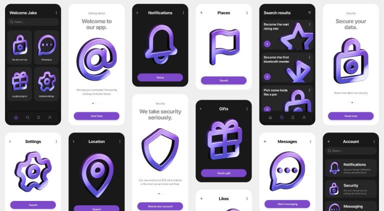 14 Free Sleek 3D Icons For Any Use