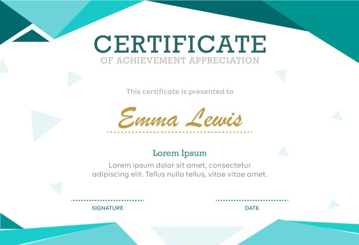 24 Free Certificate Templates