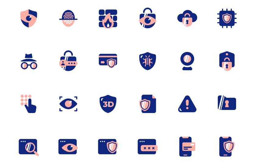 24 Security Icons For Figma App