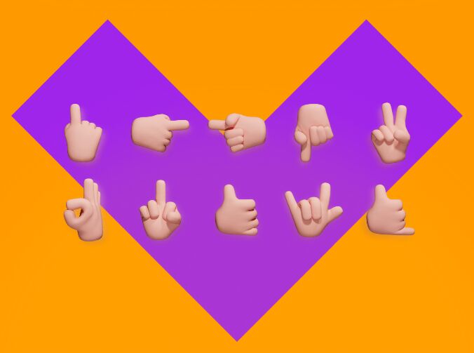 3D Hand Icons