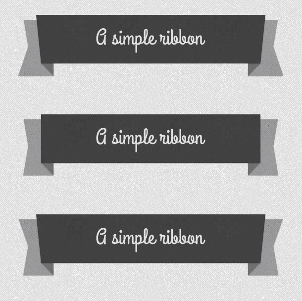 5 Psd Flat Elegant Ribbons