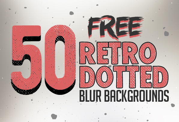 50 Retro Dotted Blurred Backgrounds
