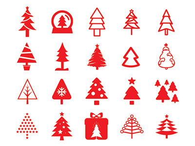 80 Christmas Tree Icons