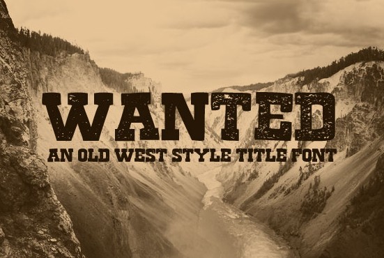 A Free Old West Style Title Font