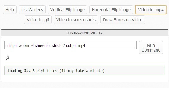 A Javascript Library For Converting Videos In Your Browser - videoconverterJS