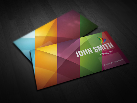 Abstract Free Business Card Template