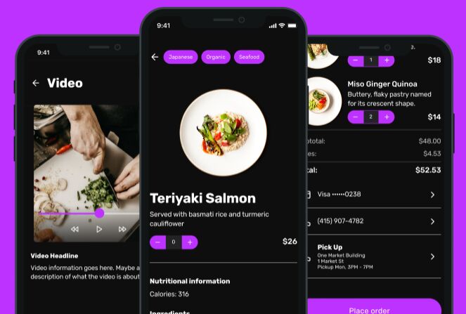 Accessible Dark Mode UI Kit