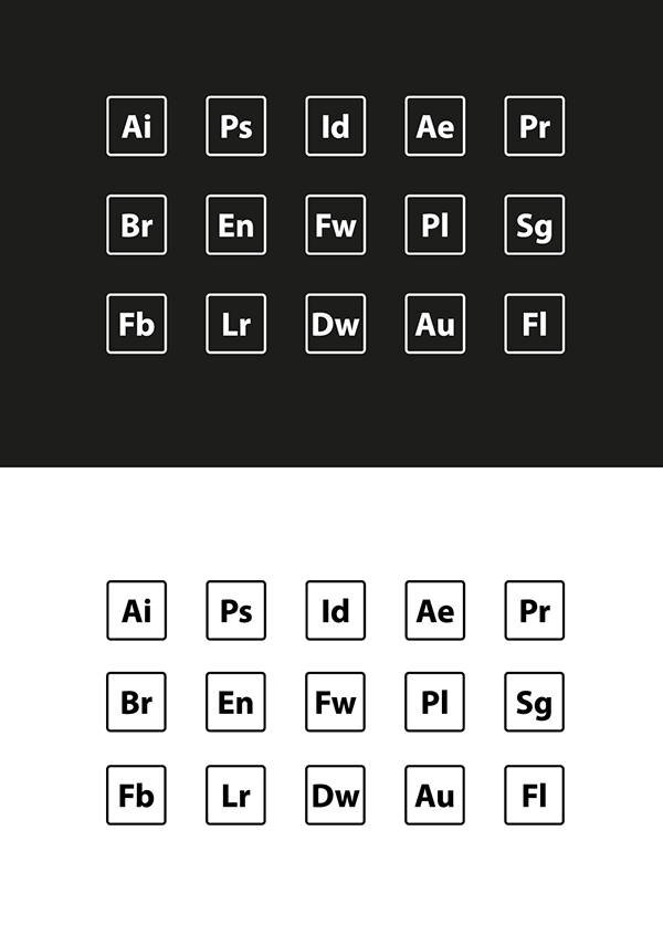 Adobe Icons - EPS & AI Freebies