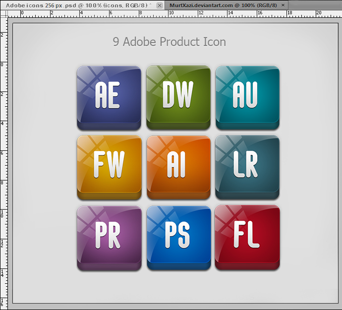 Adobe Product Icons