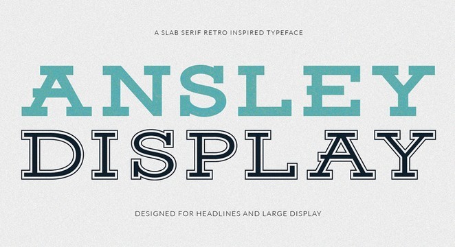 Ansley Display - Free Font