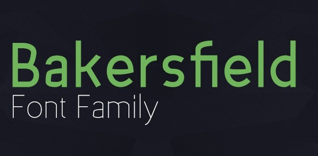 Bakersfield - Font Family