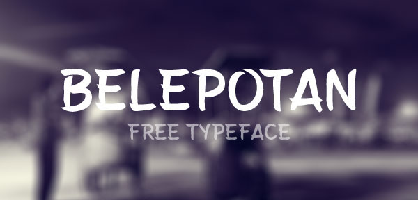 Belepotan - Free Typeface