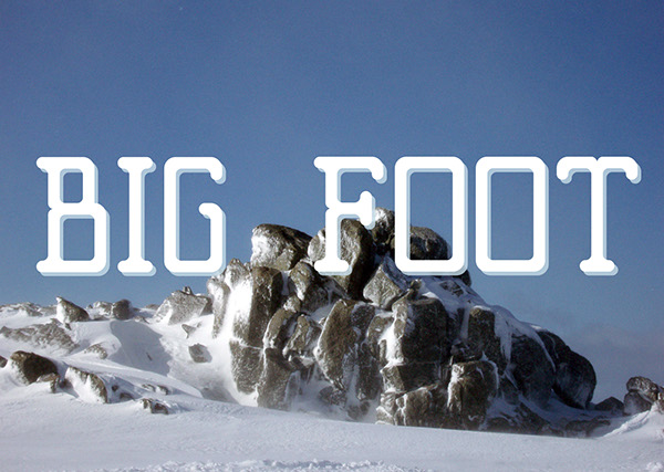 Big Foot Typeface