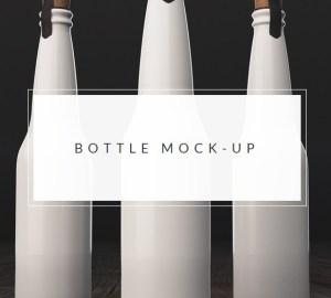 bottle packaging mockup