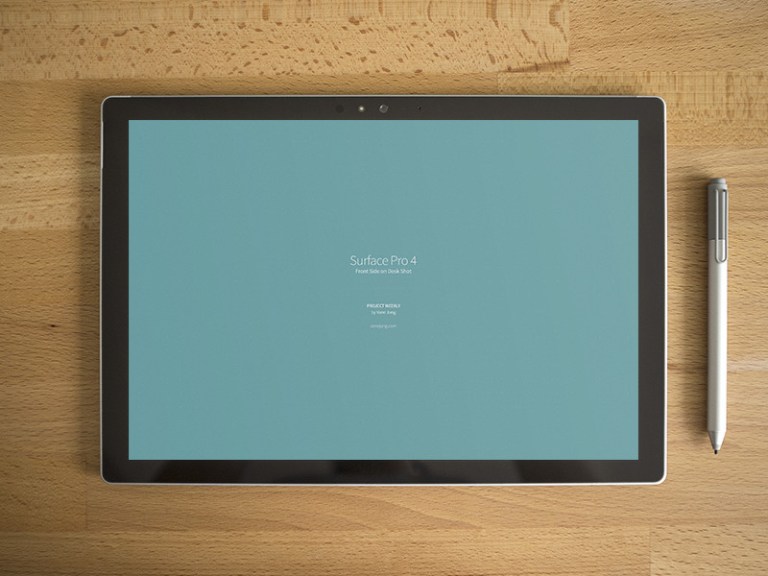 Brand New Surface Pro 4 Mockup PSD