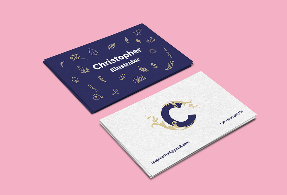 Business Card Mockup PSD