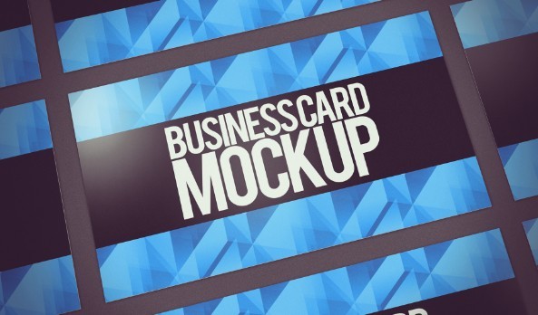 Business card mockup PSD