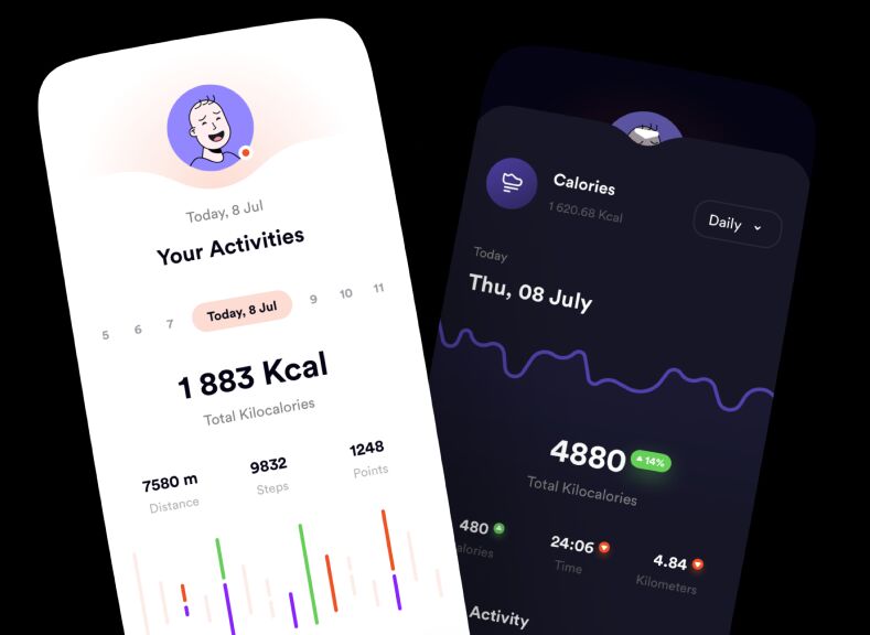 CaFit Fitness UI Kit