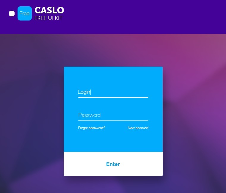 CASLO Free UI Kit