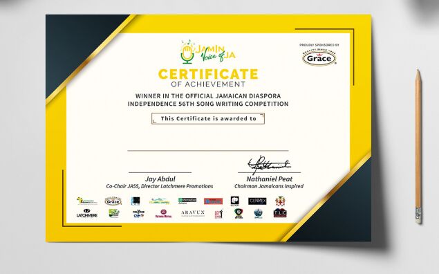 Certificate Mockup PSD Free Download-min