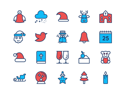 Christmas Freebie Icon Set