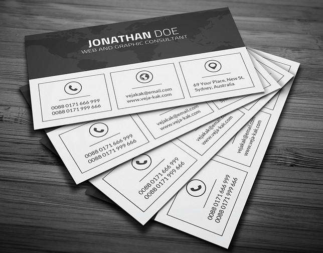 Clean Corporate Business Card