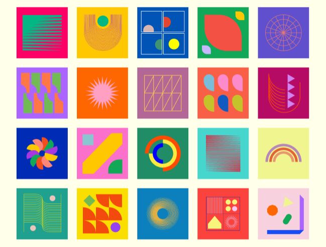 Colorful Geometric Shapes