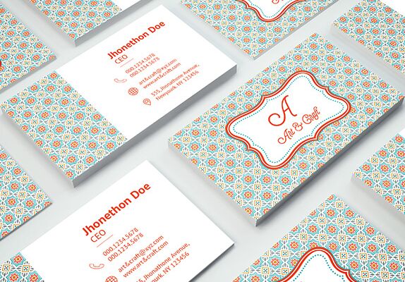 Craft Agency Business Card Template