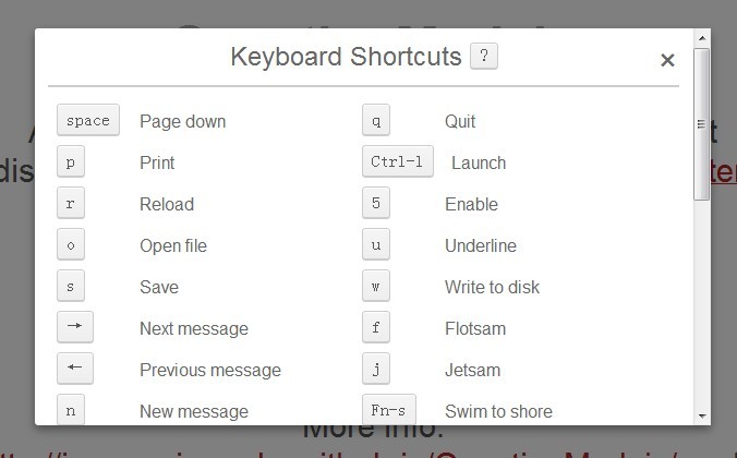 Creating A Shortcut Keys Modal Window For Your App Using QuestionMarkjs