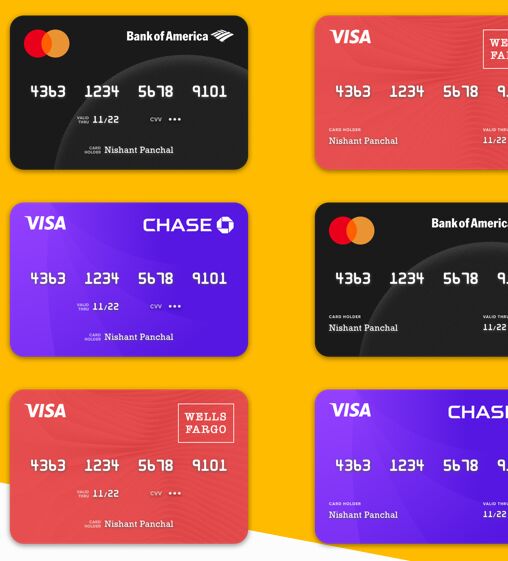Credit Card Template Freebie