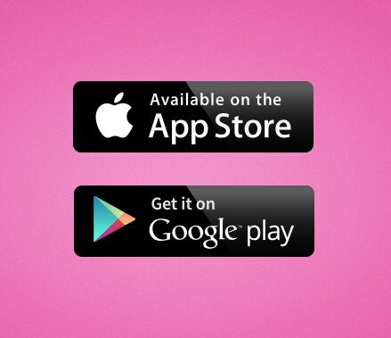 Customizable App Store & Google Play Badges