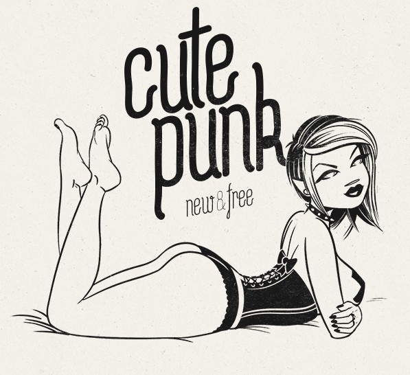 cutepunk typeface