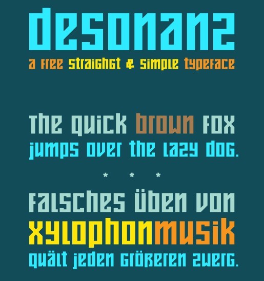 desonanz - free font
