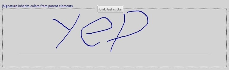 Draw Signature In The Browser - jSignature