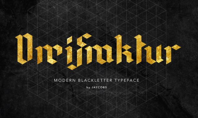 DreiFraktur FREE Modern Blackletter Typeface