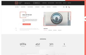 e-shop Web Template Figma