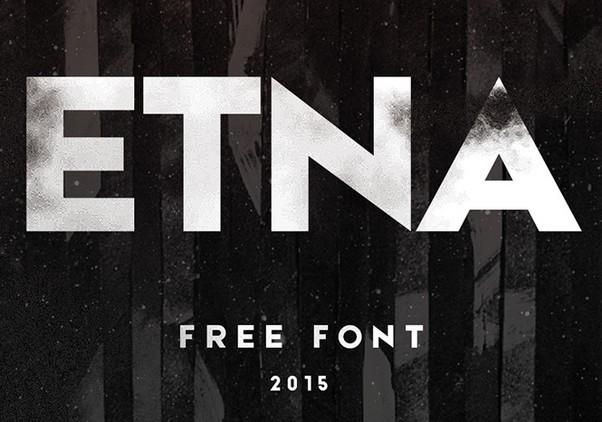 ETNA - Free font