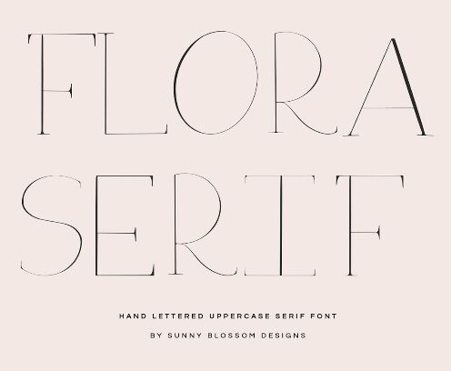 Flora Serif Display Font
