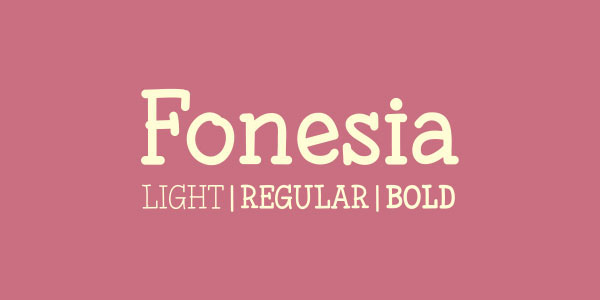 Fonesia - Free Font