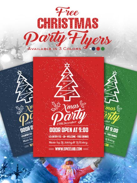 free-a4-christmas-party-flyer-design-template-mock-up-psd