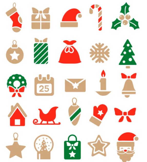Free Christmas Icons Set