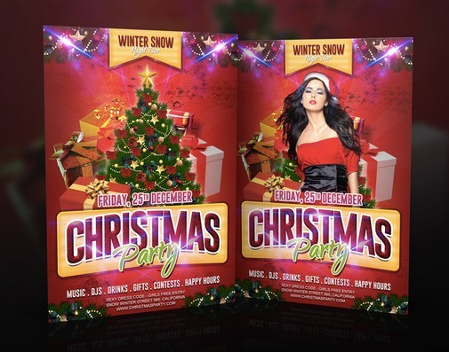 Free Christmas Party Flyer