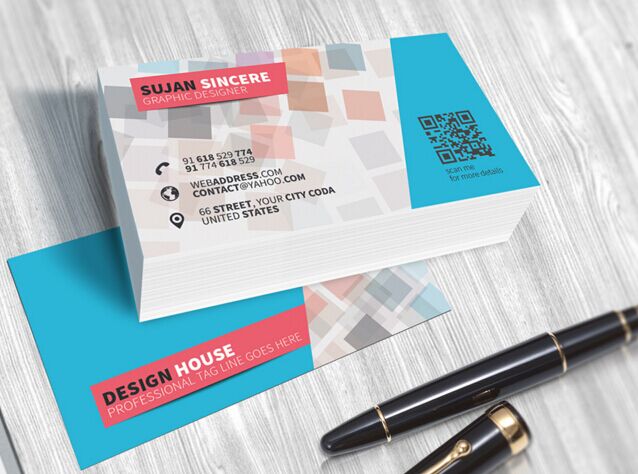 Free Colorful Business Card Template