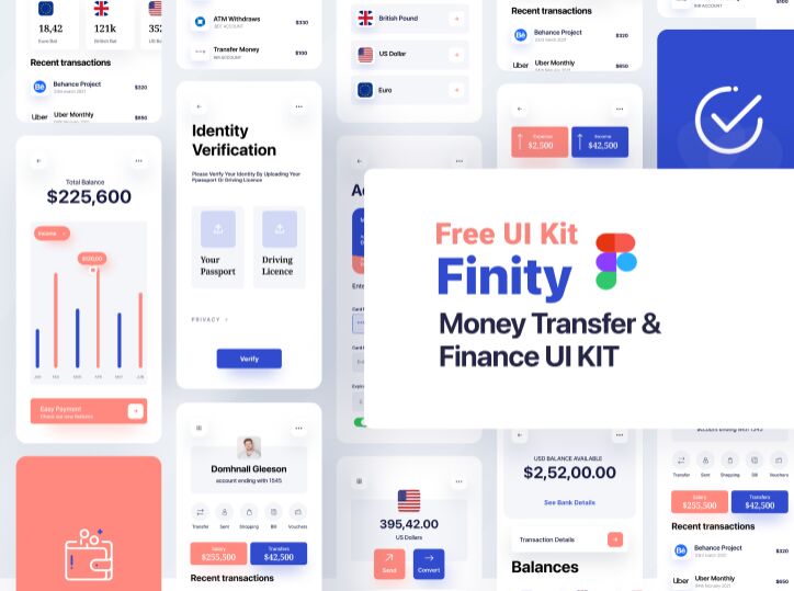 Free Finance Banking UI Kit