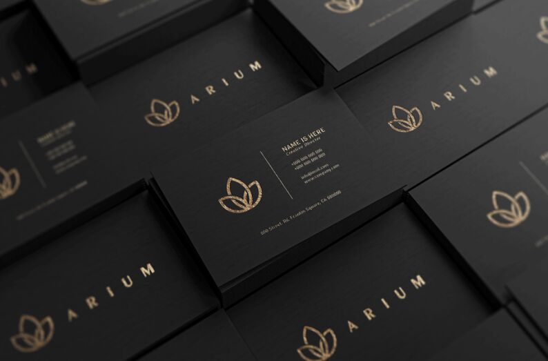 Free Premium Business Card Mockup