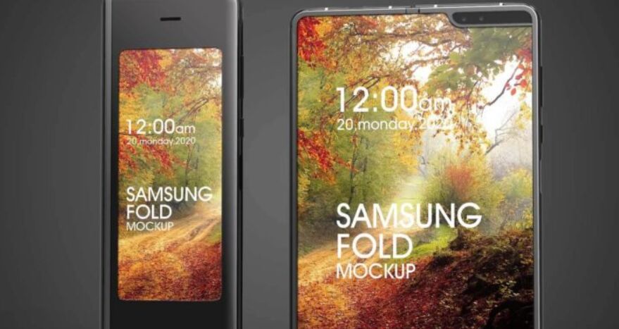 Free Samsung galaxy fold mockup