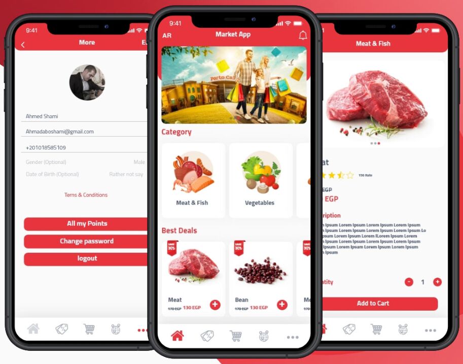 Free UI Kit with Animate E-Commerce Application